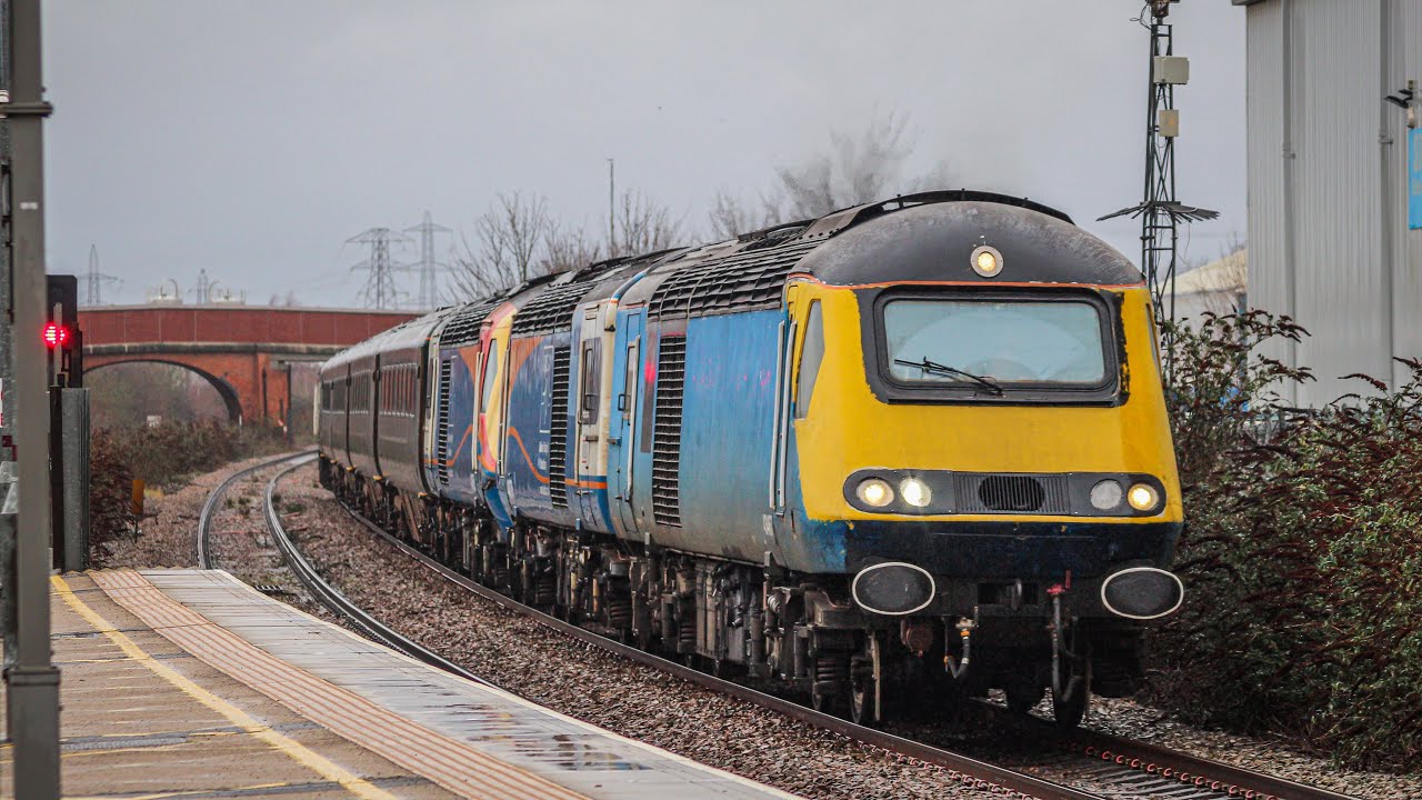 HST convoy! Trains at loughborough 13/01/25