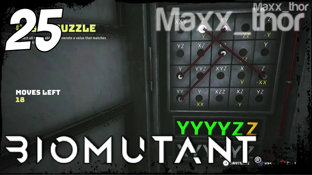 25 | BIOMUTANT | Cable Puzzle | Single Player Campaign | Full Game
