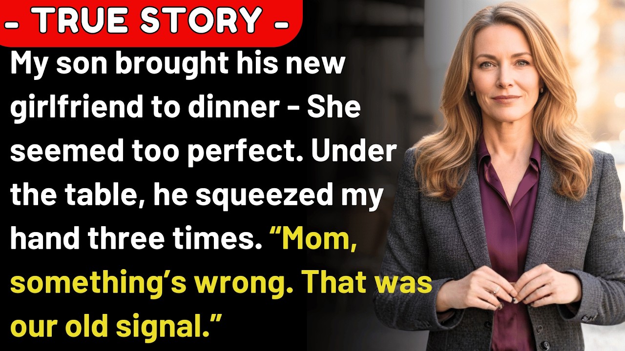 At Sunday Dinner, My Daughter Squeezed My Hand Three Times — Our Old Signal That Meant, 