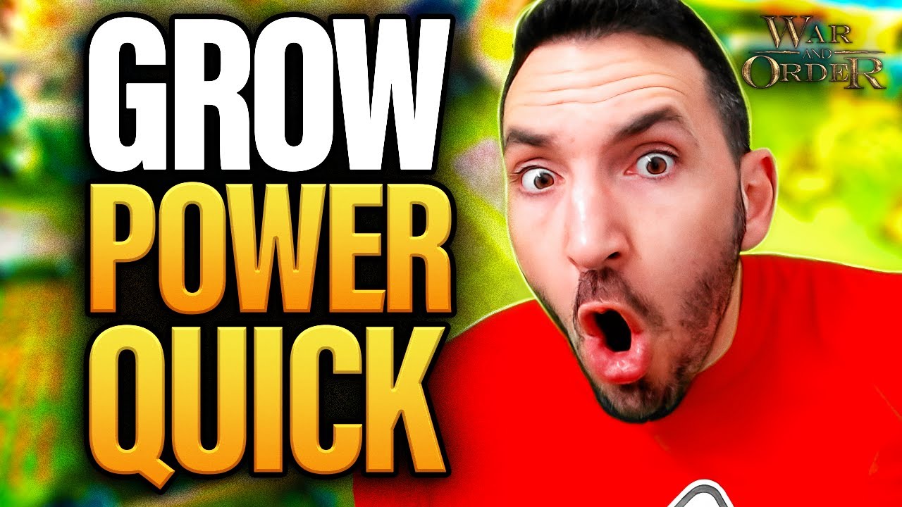 Build a STRONGER Account WIth These Easy Tips! WAR AND ORDER