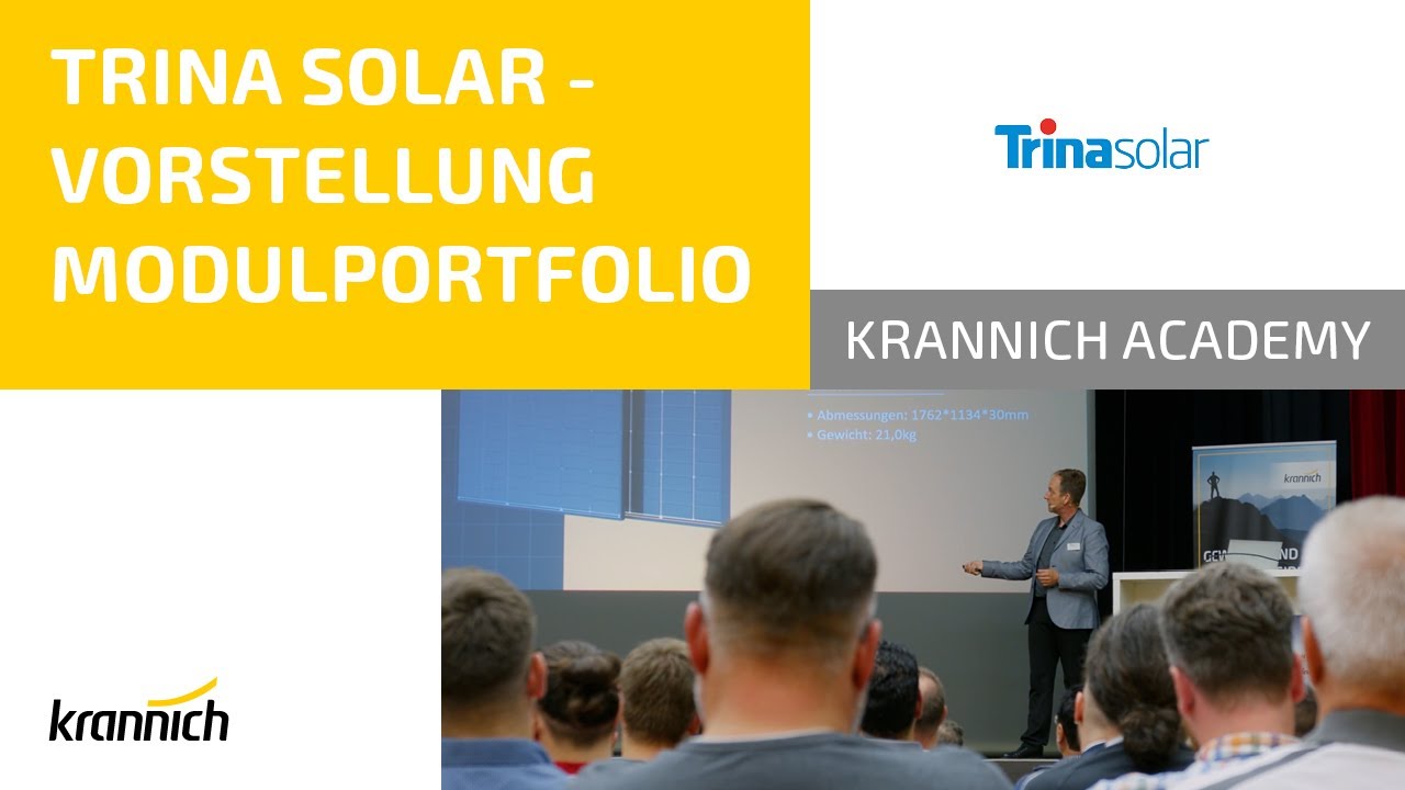 Trina Solar - Vorstellung Modulportfolio
