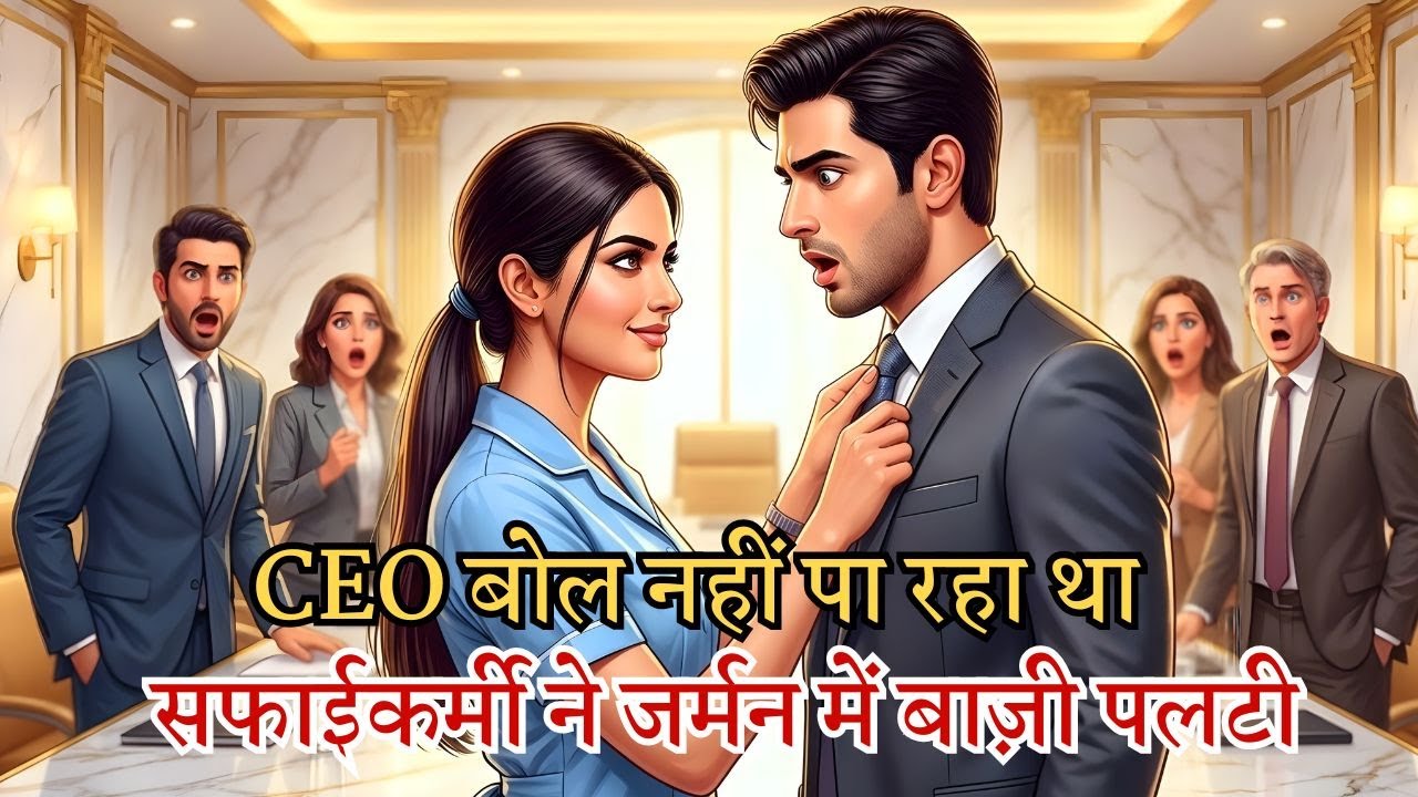 दुभाषिया फरार, सौदा टूटने वाला था—सफाईकर्मी ने शाही जर्मन में CEO को बचाया!