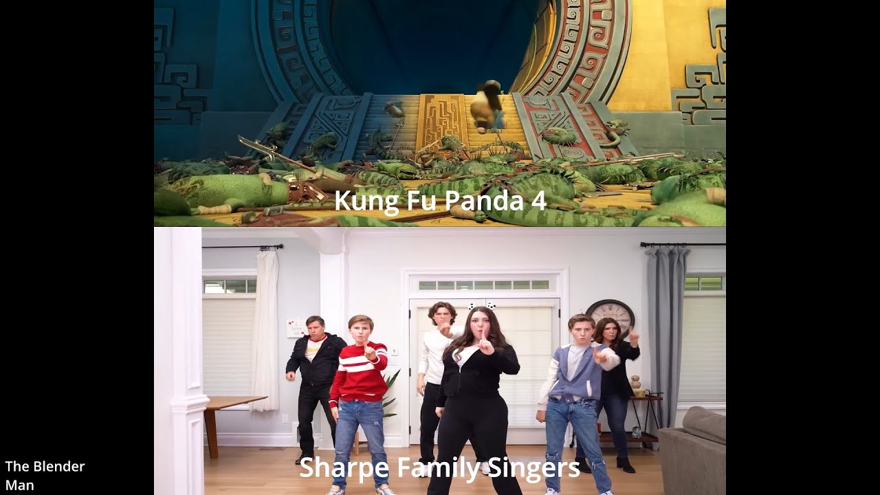 (Kung Fu Panda 4) Baby One More Time ||Sharpe Family Singers + Jack Black - Tenacious D||