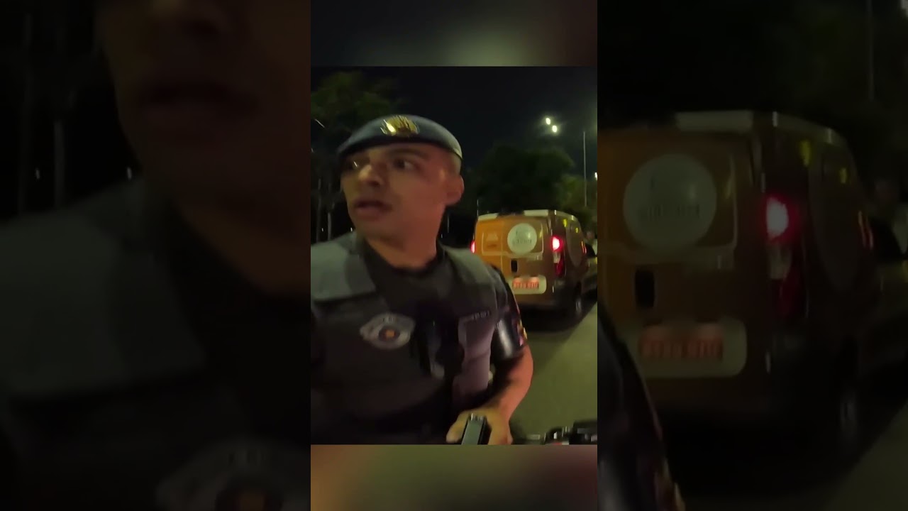 Policial Folgado se deu mal #enquadro #policia #fuga #abordagenspoliciais