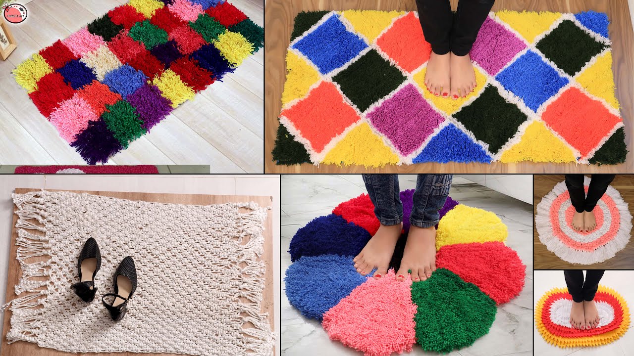 WOW!!! Beautiful 10 Doormat Making Idea - With Old Clothes