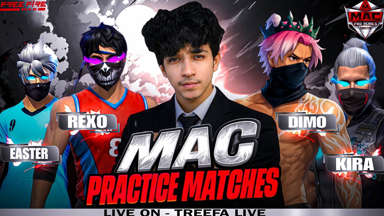 🟥 LIVE [MAC] 🏆 MAC PRO SERIES 🔥 UNLIMITED PRACTICE ☠️🔥।। FREEFIRE LIVE 🥂