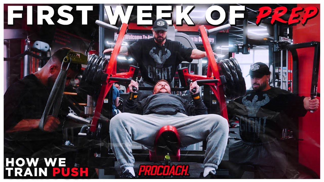PUSH DAY WALKTHROUGH | IFBB PRO CONNOR RENDCHEN & LEWIS JONES