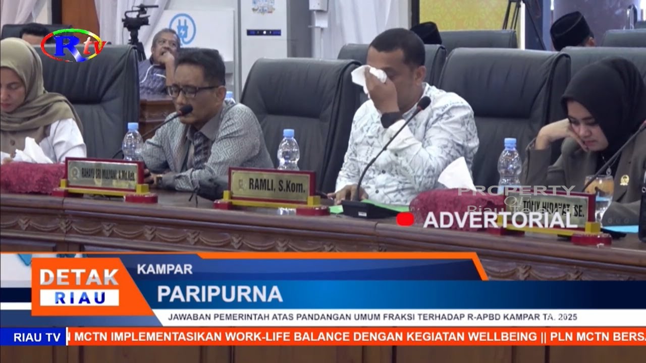 JAWABAN PEMERINTAH ATAS PANDANGAN UMUM FRAKSI TERHADAP R APBD KAMPAR TA  2025