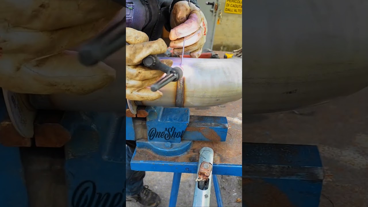 saldatura a TIG, tubo dn 100 sp 3 mm inox 