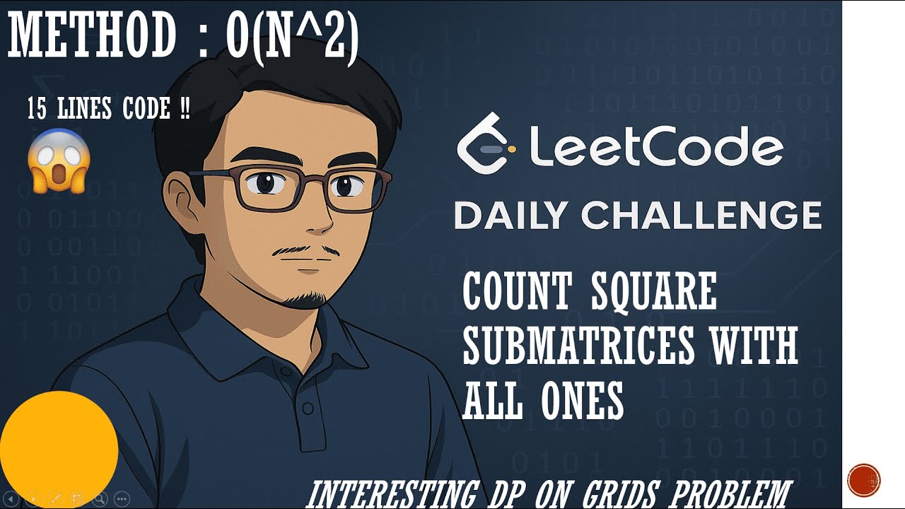 1504. Count Submatrices With All Ones | Leetcode Daily Challenge | Intuition