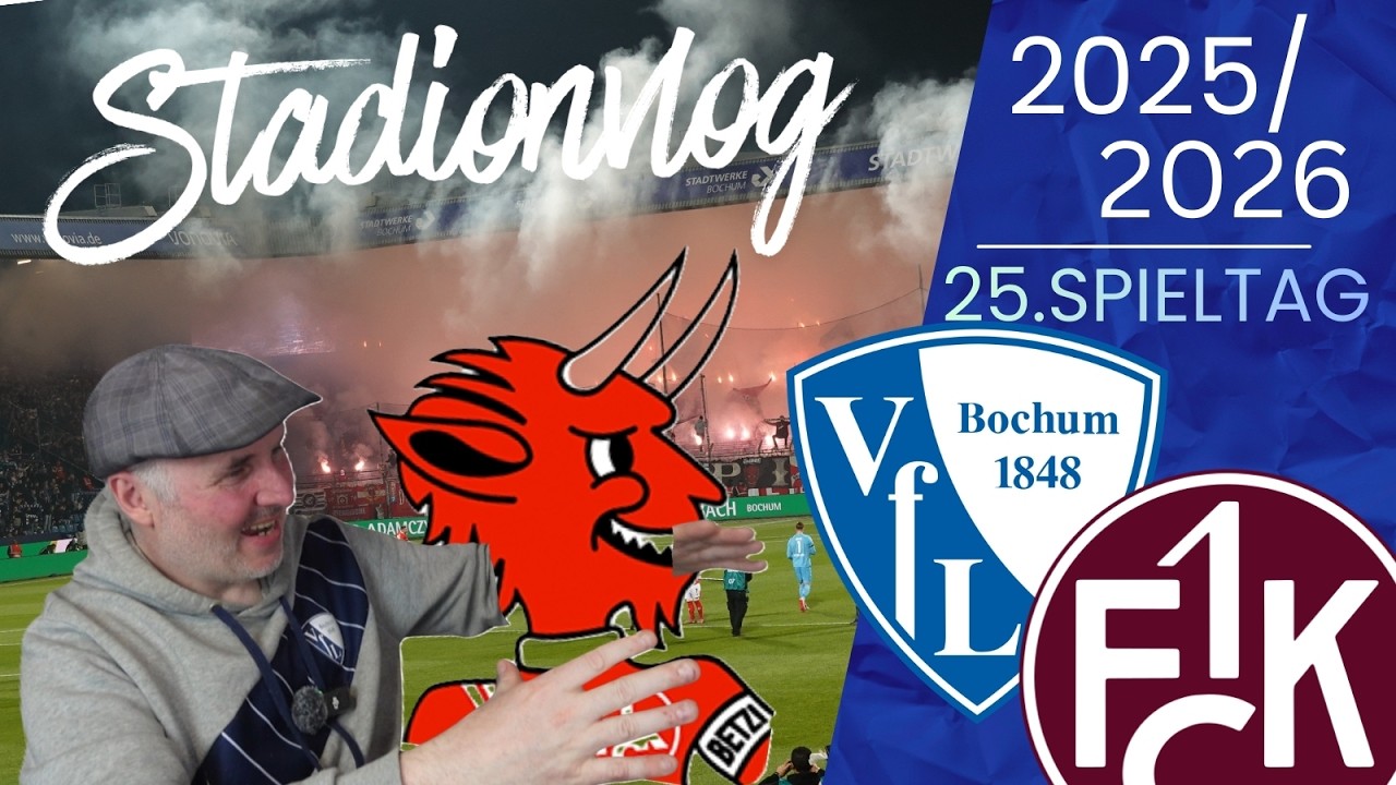 Verteufelt gut VfL Bochum- 1.FC Kaiserslautern Stadionlog