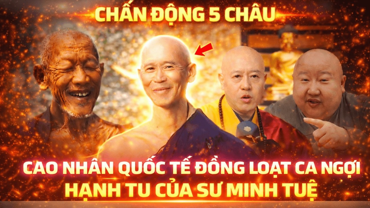 CHẤN ĐỘNG TOÀN CẦU: Các Cao Nhân Quốc Tế Đồng Loạt Ca Ngợi Hạnh Tu Của Sư Minh Tuệ ! |Podcast