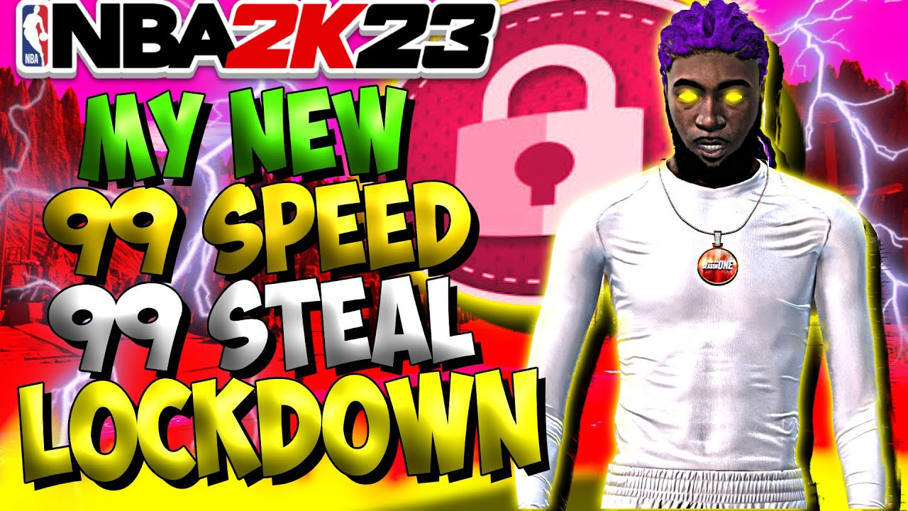 I CREATED A 99 SPEED 99 STEEL OVERPOWERED LOCKDOWN IN NBA 2K23