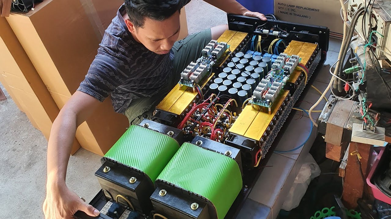 พร้อมส่งมอบ แท่น 9000w ไฮคลาส !! เครื่องเสียงกลางแจ้งร้านคิวซาวด์พระราม2