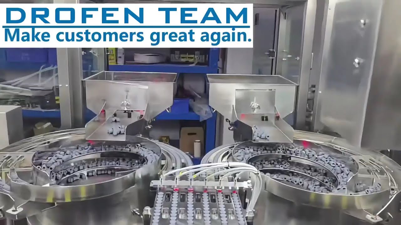 High-Speed Syringe Sorting and Feeding System | Automated PFS Packaging | DROFEN MACHINERY