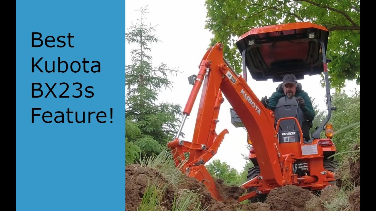 Вот лучшая особенность Kubota BX23!