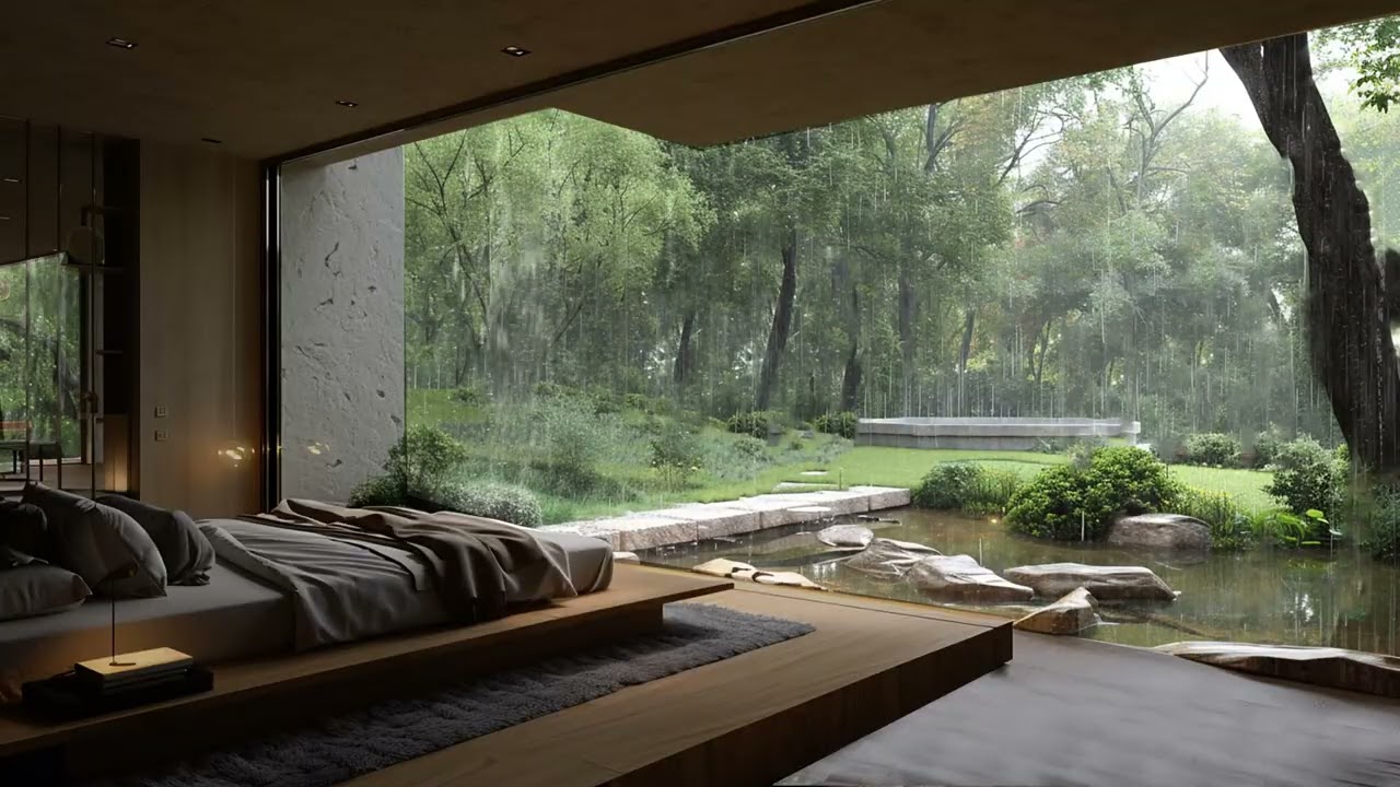 Calm Piano and Rain Sounds for Relaxing the Mind and Sleeping Better