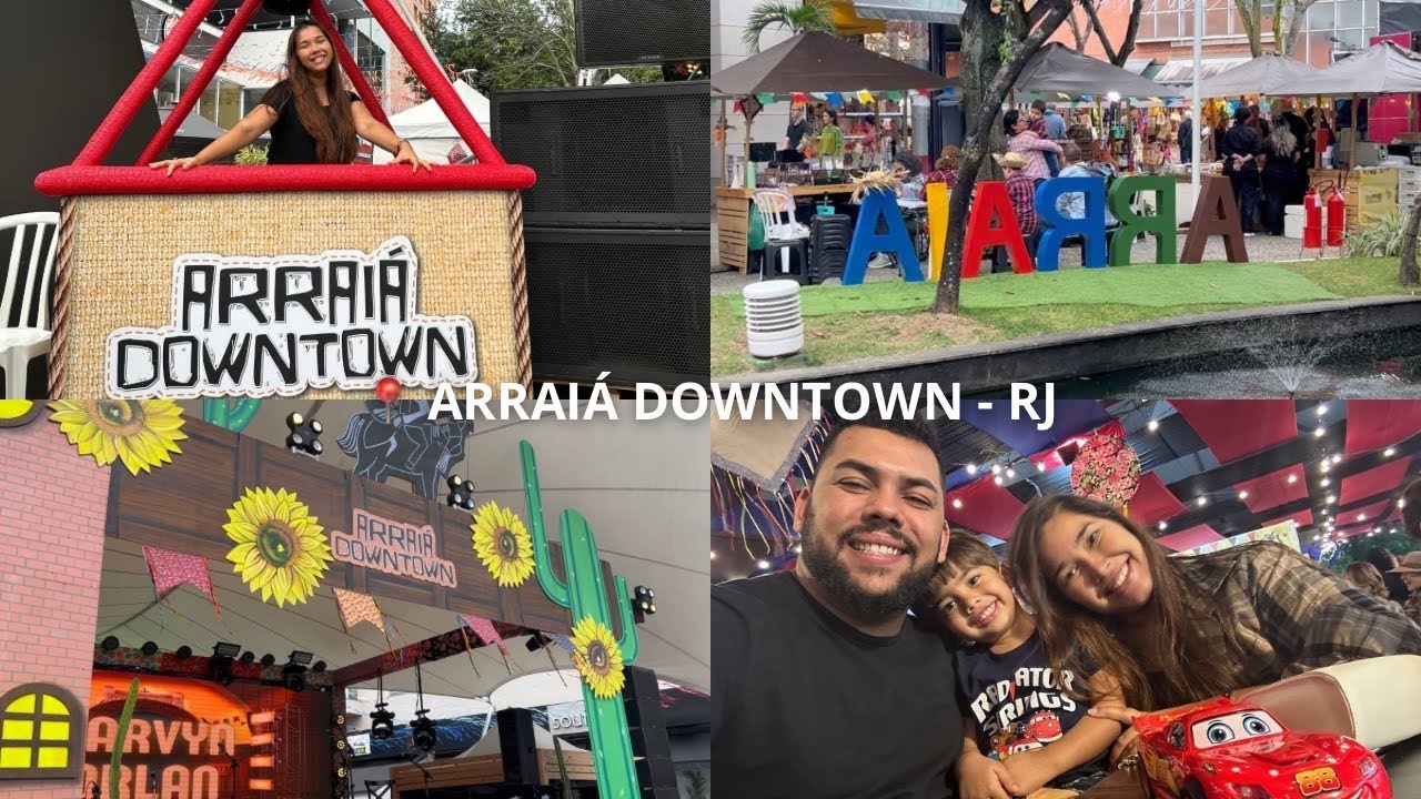 ARRAIÁ NO RIO DE JANEIRO 📍Downtown, barra da tijuca | gastronomia, local, quadrilha e muito mais