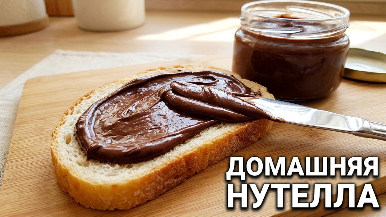 ШОКОЛАДНАЯ ПАСТА  ДОМАШНЯЯ, НУТЕЛЛА, ОЧЕНЬ ВКУСНО И СЛАДКО, ПАЛЬЧИКИ ОБЛИЖЕШЬ