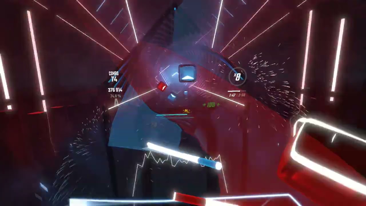Hit That - The Offspring - Beat Saber (Expert) Gameplay - VR POV