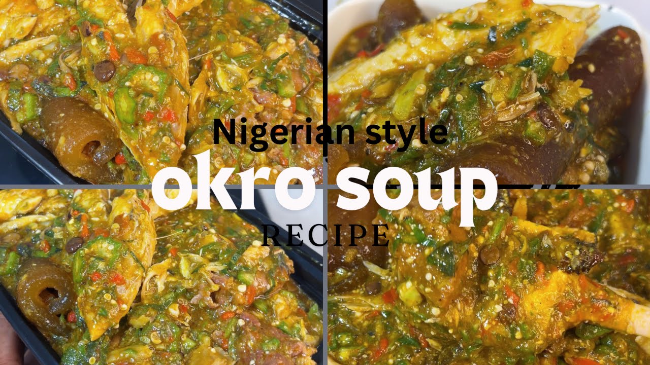 NIGERIAN STYLED OKRO SOUP | most requested recipe | chef Amors