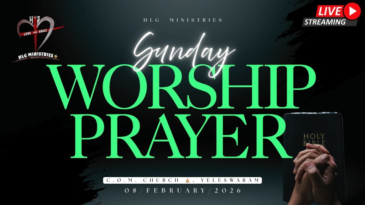 SUNDAY LIVE || HLG MINISTRIS || C.O.M. CHURCH, YELESWARAM