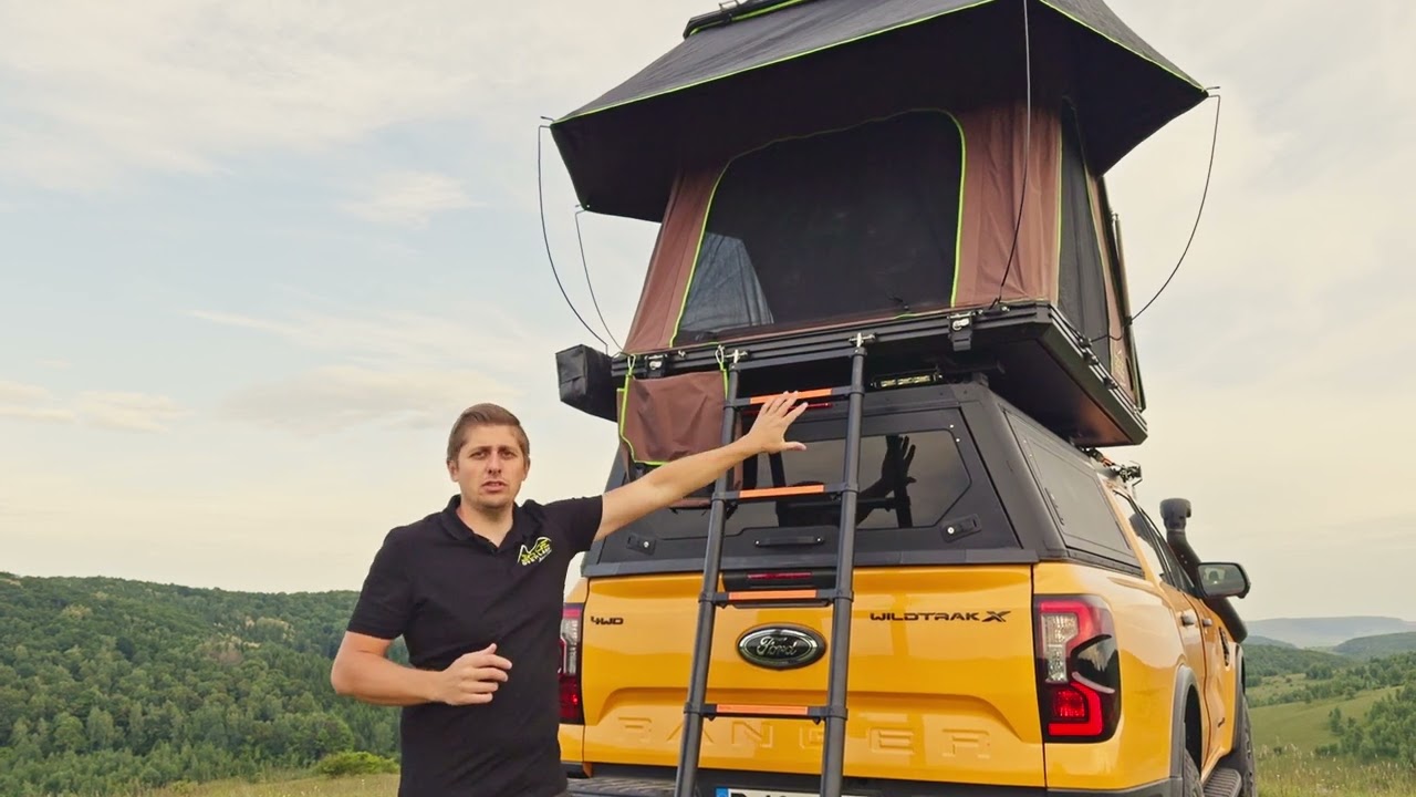 Explore One Hardshell Rooftop Tent by EDGE Overland - Complete Overview (With Subtitles)