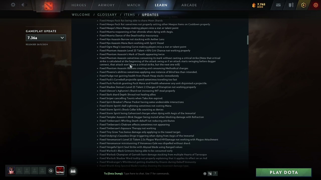 DOTA 2 New Patch 7.36a Update - Lots of Fixes! Full Review
