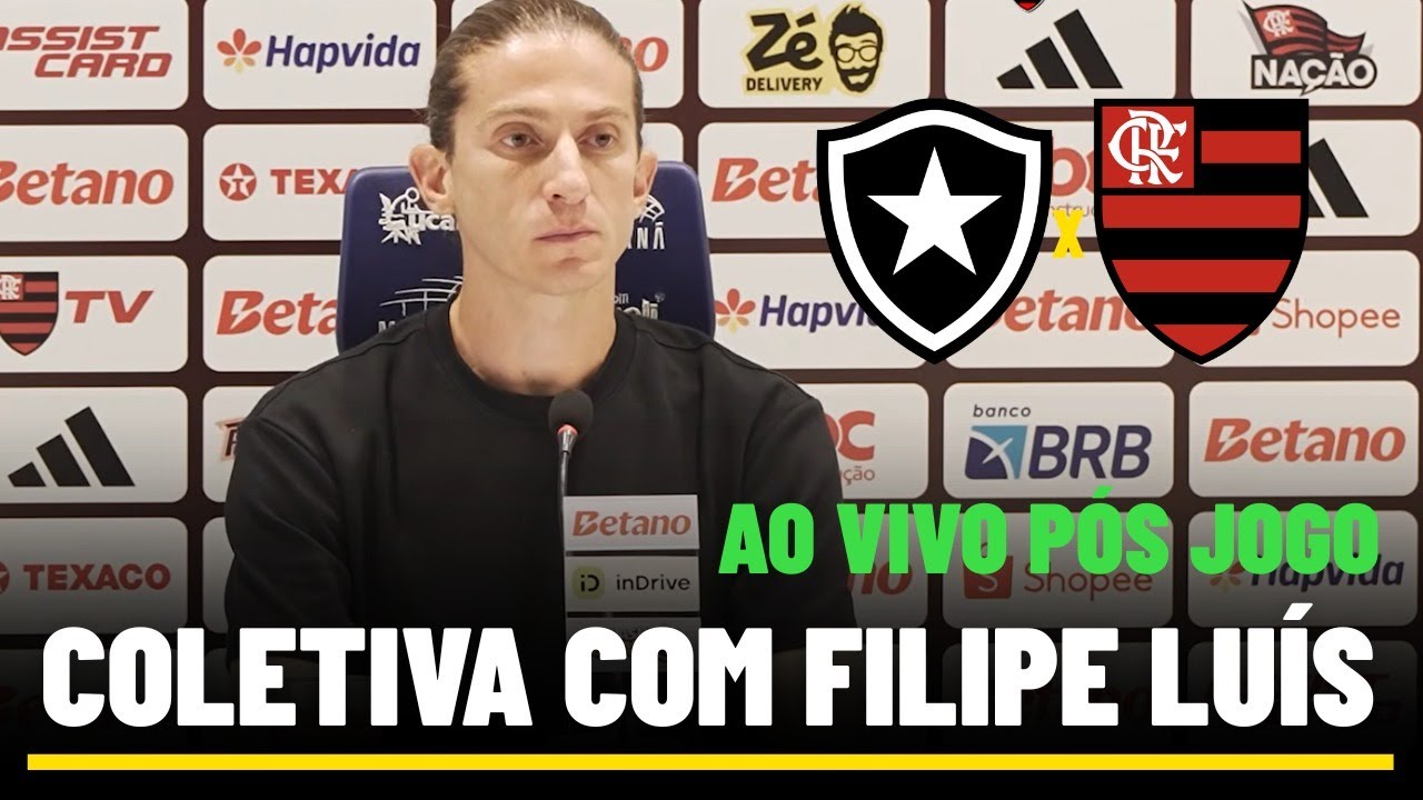 COLETIVA DO FILIPE LUÍS - DIRETO DO ESTÁDIO - COLETIVA DO FLAMENGO AO VIVO