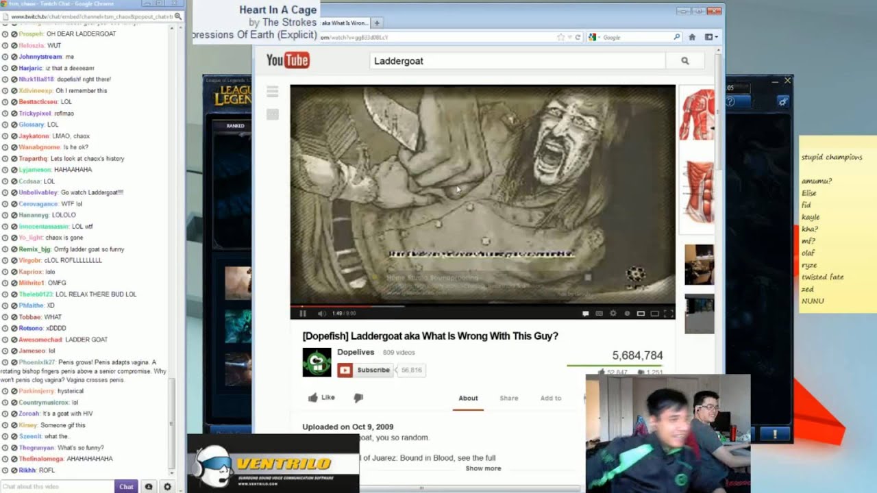 TSM Chaox reaction to Laddergoat :]