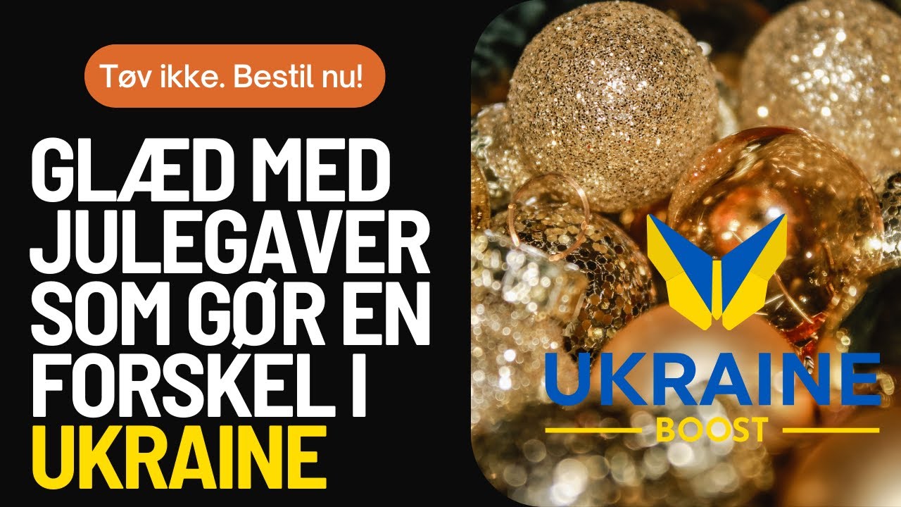 Den jul ukraine fortjener: Støt friheden med UkraineBoost
