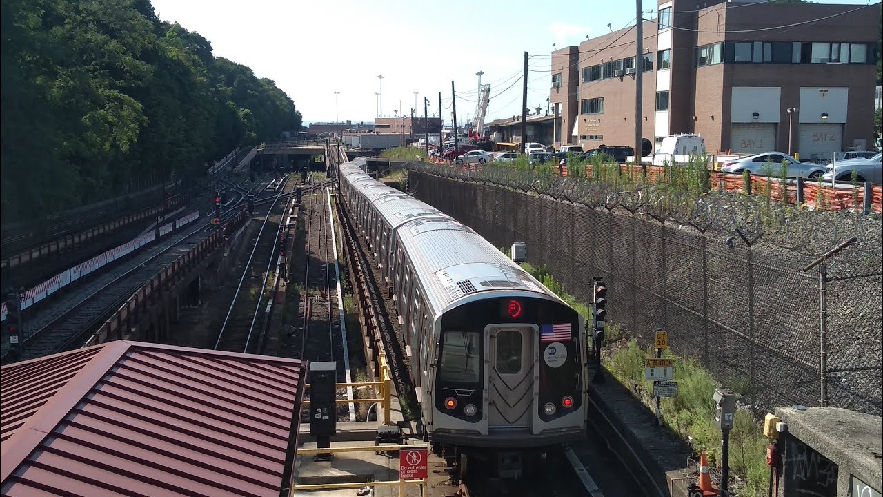 NYC Subway: F Trains Operating via the D Line in Brooklyn