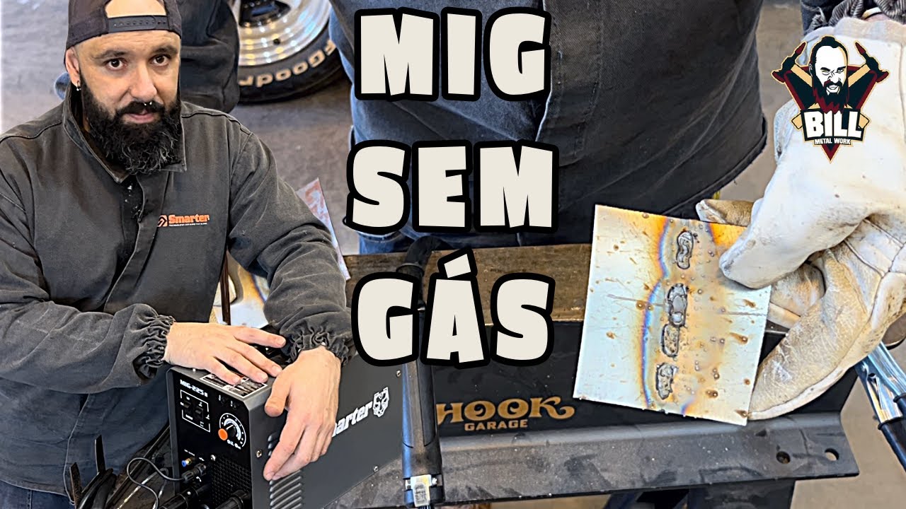 MIG225II Smarter | Parte 2 | MIG SEM G&Aacute;S (arame tubular) + MMA