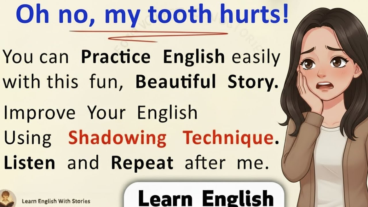 Improve your English with Shadowing Technique 🌟 Easy way to Learn English | English Story