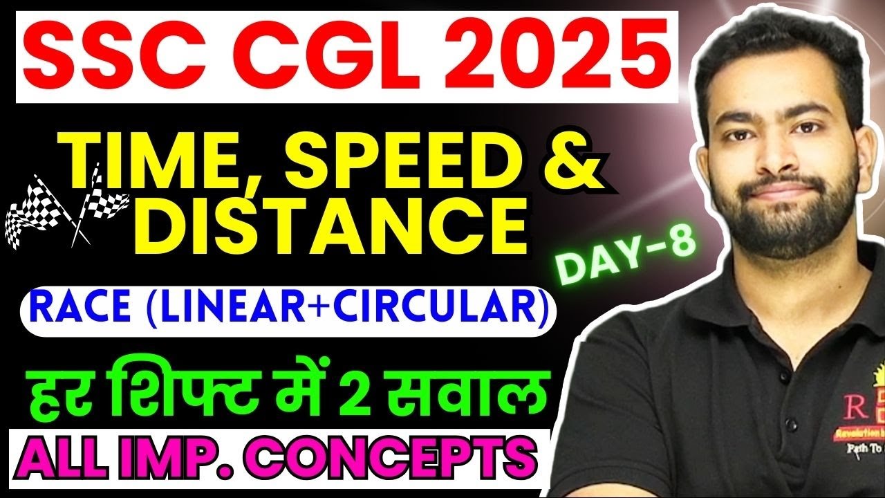 Time, Speed and Distance| Questions Based on Race (Linear Race and Circular Race) complete