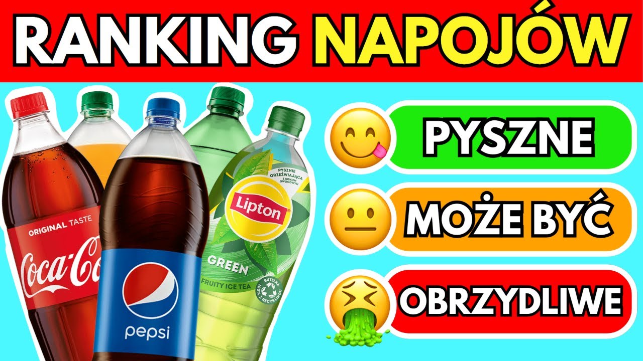 Ranking Napoj&oacute;w - Oceń najpopularniejsze napoje!
