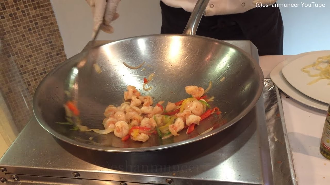 Seafood Pasta Live Cooking Station | Dana Club (Hasbah Restaurant) | Italian Night