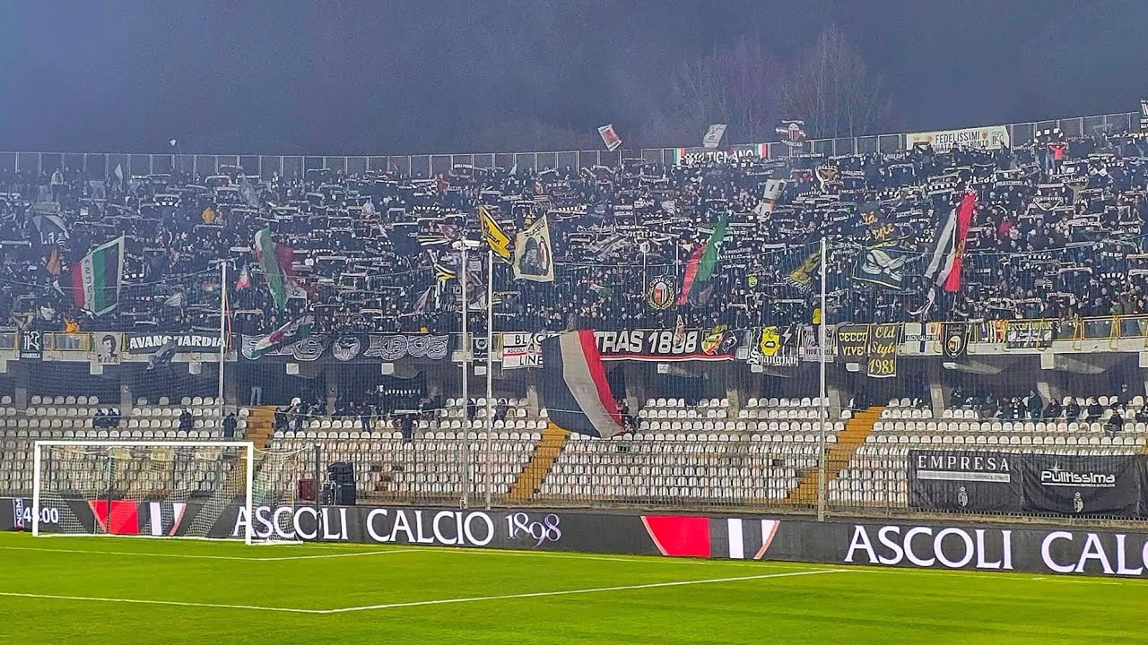 Ultras Ascoli in casa contro Livorno , 30/01/2026