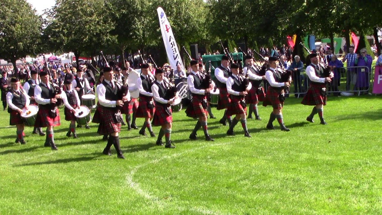 MOUNTJOY PIPE BAND PERFORM AT THE WORLDS 2019