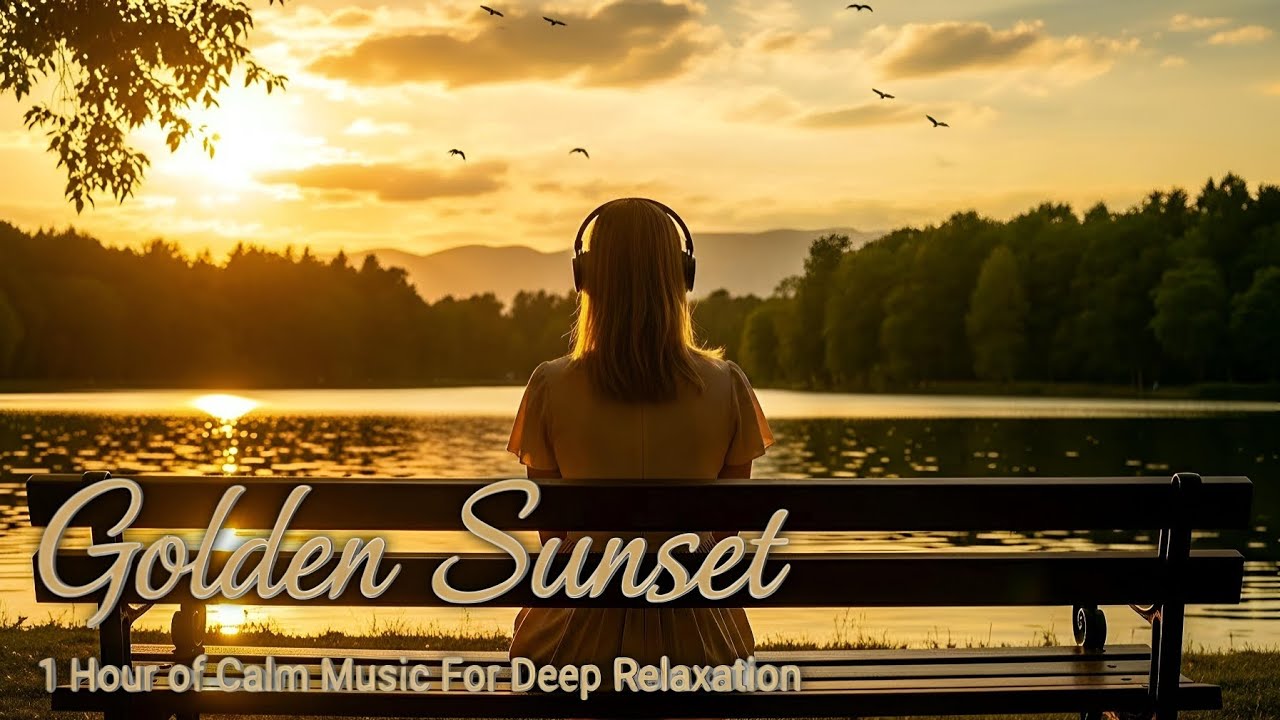 Golden Sunset 🌅 | 1 Hour of Calm Music for Deep Relaxation 🎧