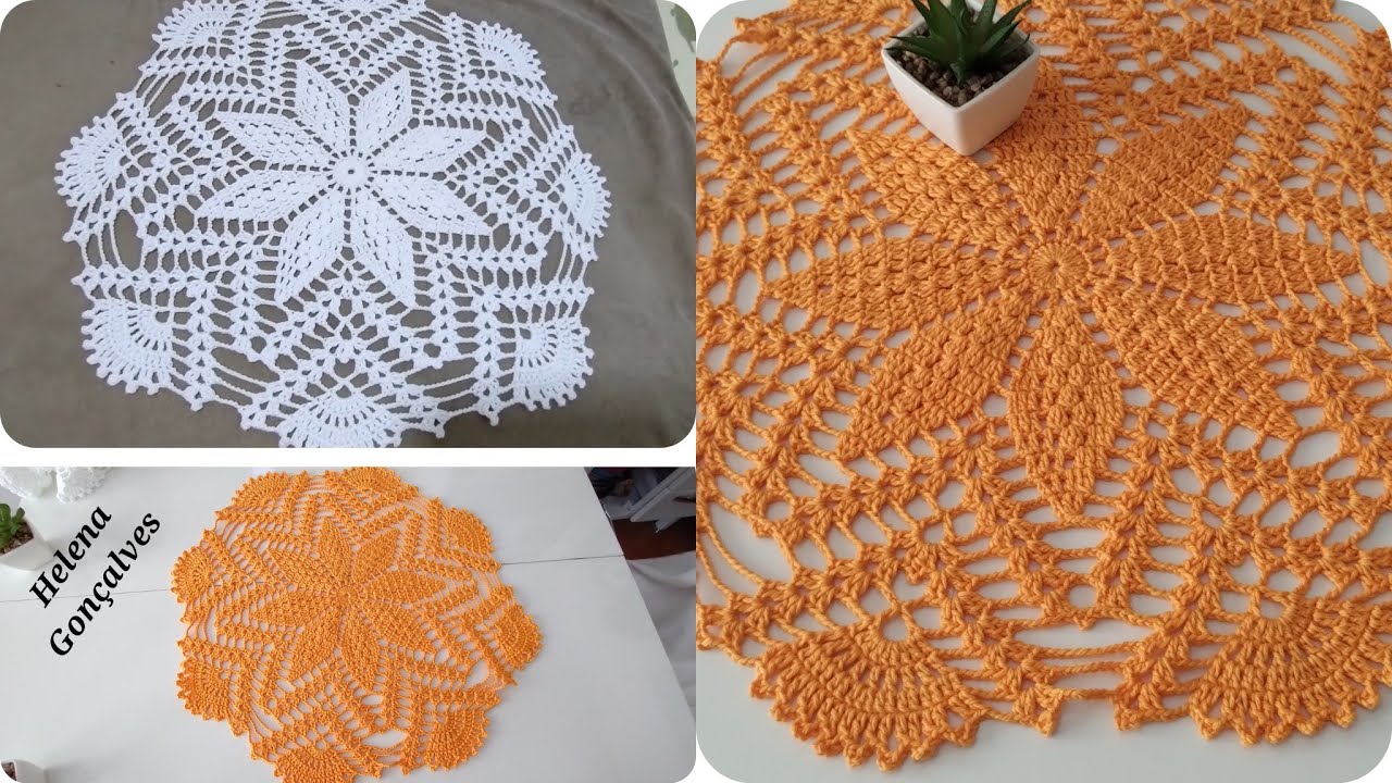 LINDA TOALHA DE CROCHÊ 🤩50 CENTÍMETROS #helenagonçalves #semprecirculo #crochet #toalhaemcroche