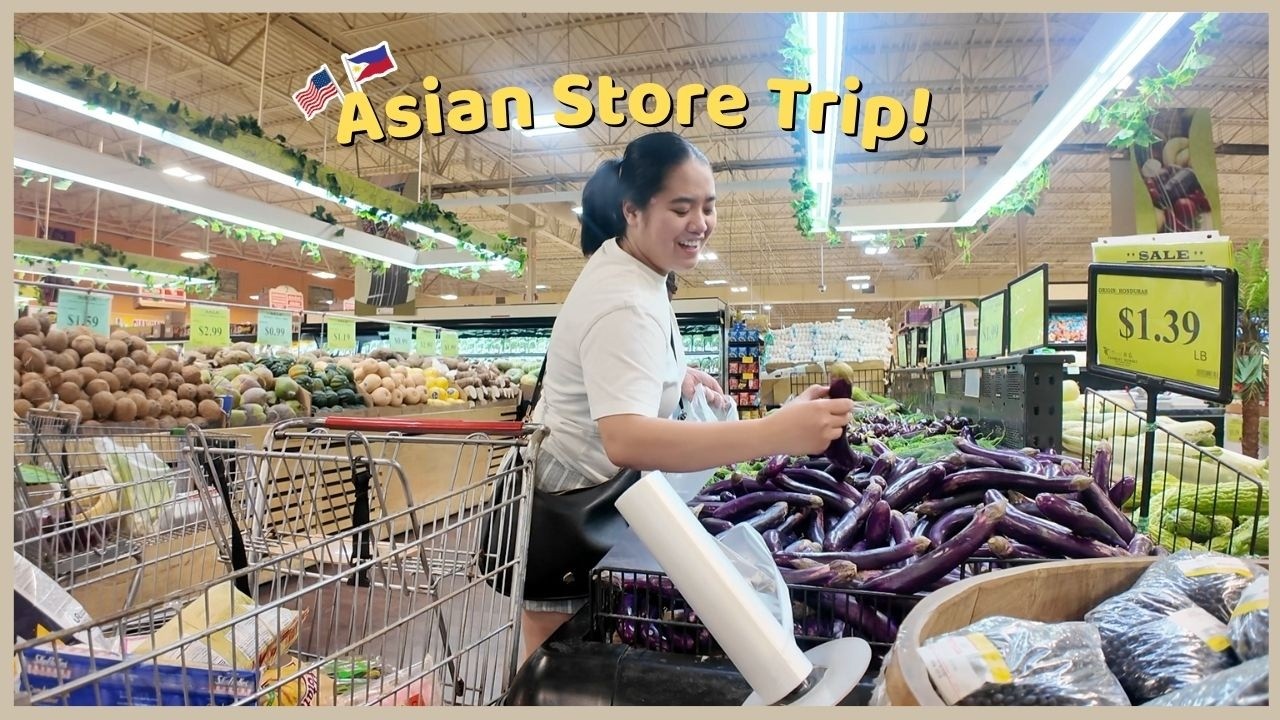 Biglaang Grocery sa Asian Store 🇺🇸 | Filipino Family in the USA