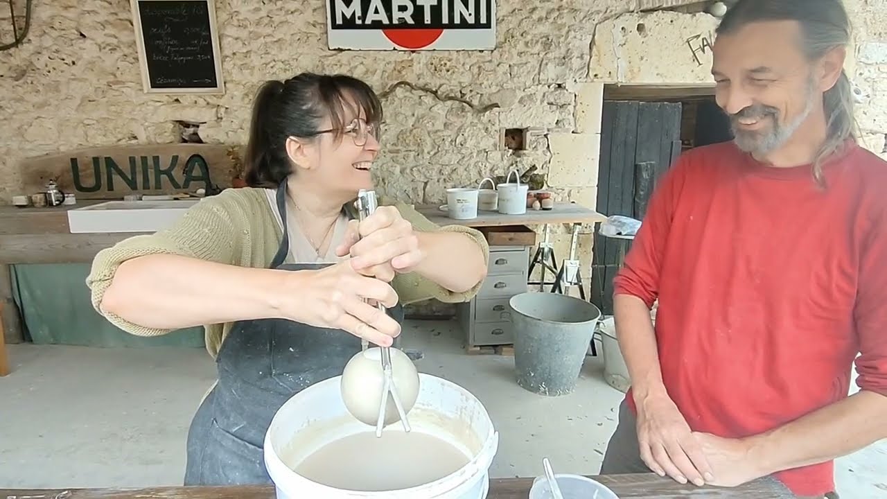 raku bakken met Bart en Silke
