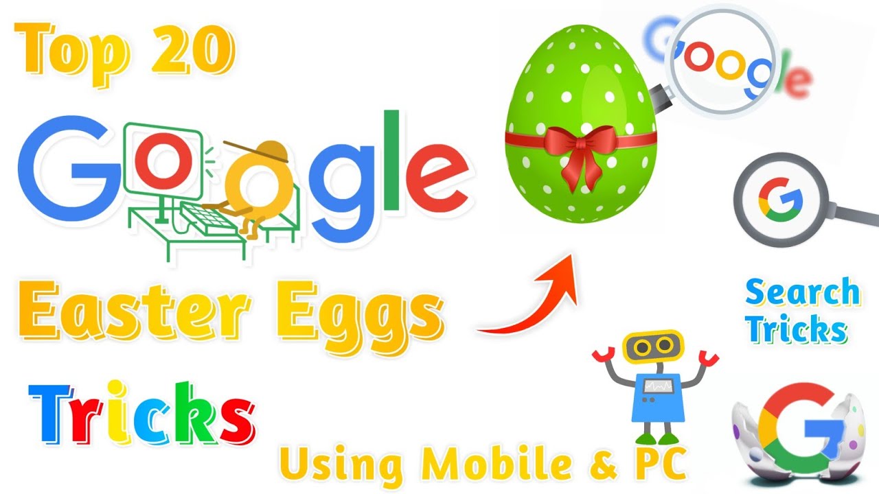 Top 20 Google Easter Eggs Tricks 😀 || Try Google Top 20 Search Tricks On Your Phone/Desktop