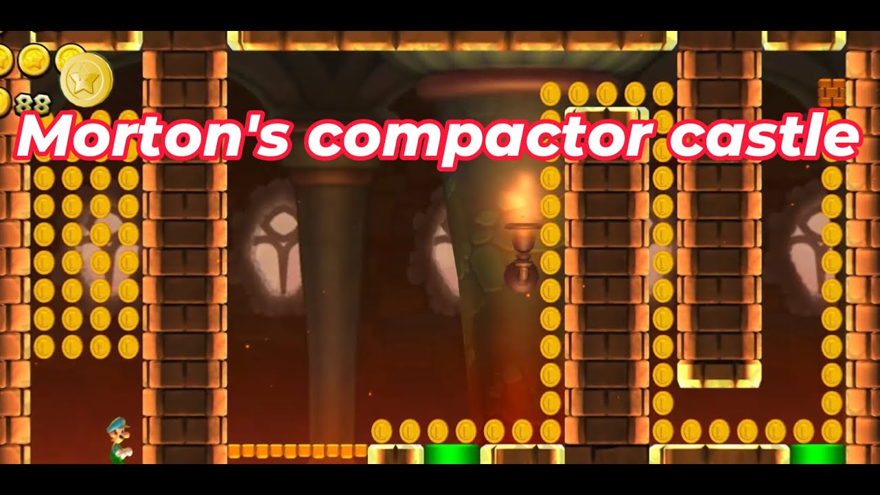 NEW Super Mario Bros U Deluxe, LAYER CAKE DESERT-Castle.