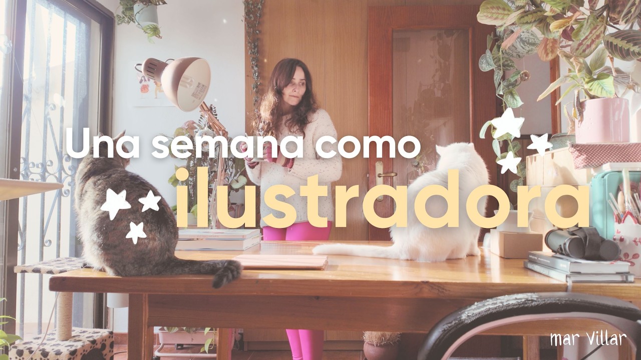 Encargos, dibujos y una reflexión: Una semana en la vida de una ilustradora freelance 🎨 Artvlog