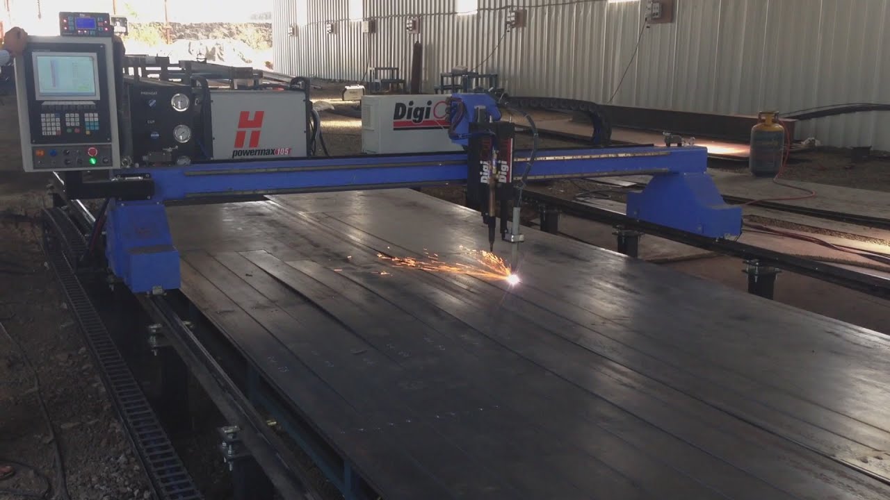 DigiCut CNC Plasma & Oxyfuel Cutting Machine for PEB