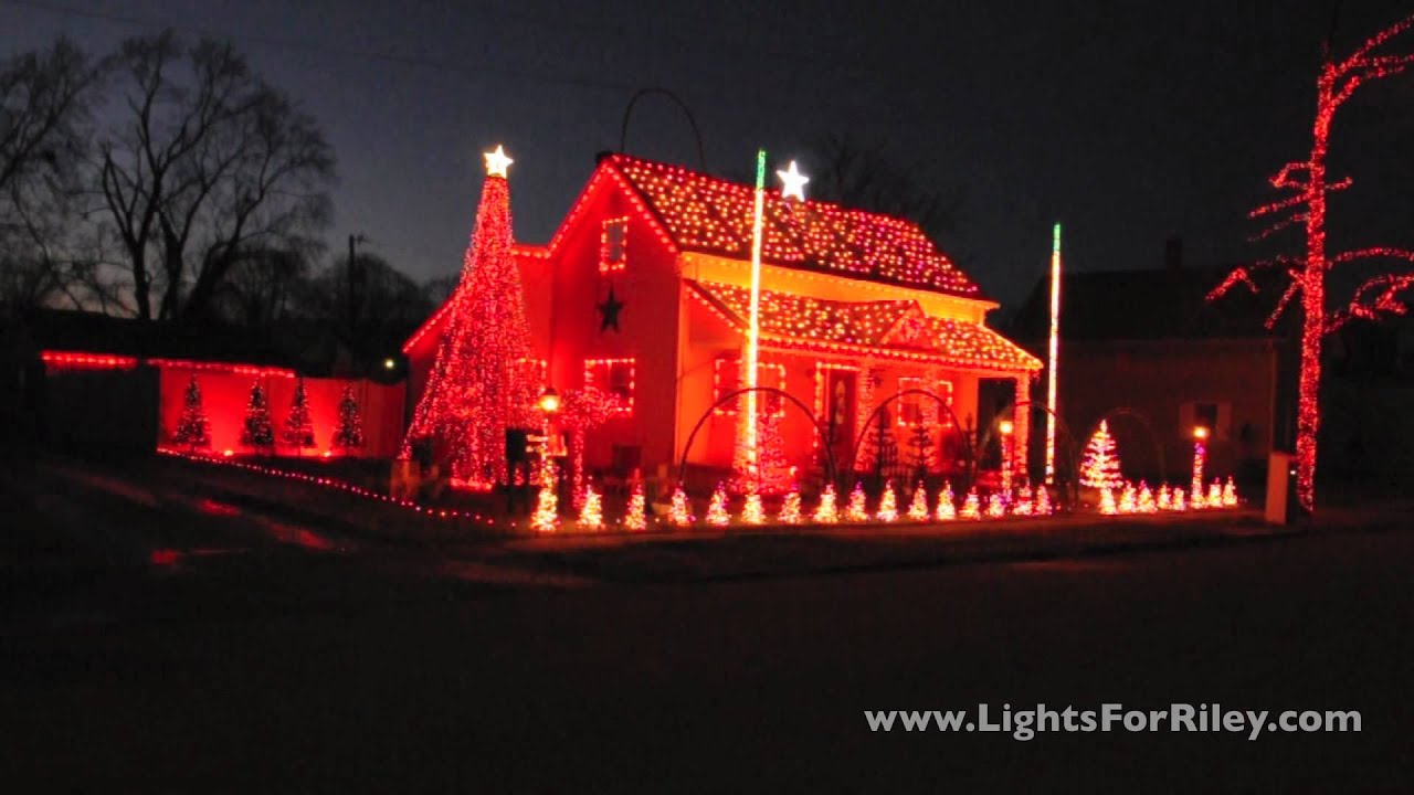 Good King Joy -  Trans-Siberian Orchestra - 2011 Lights For Riley Christmas Light Display
