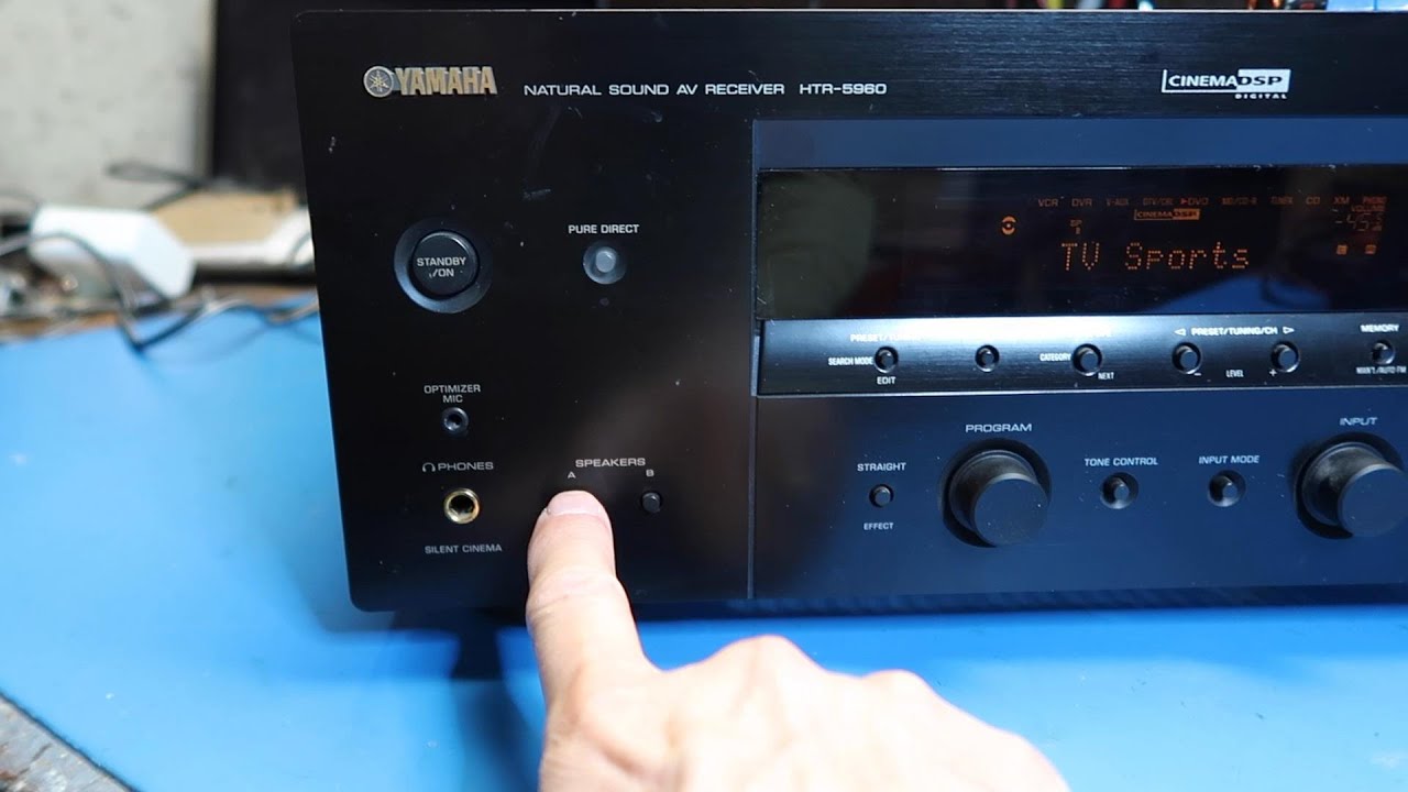 Discovering a Yamaha HTR-5960 AV Receiver and Subwoofer