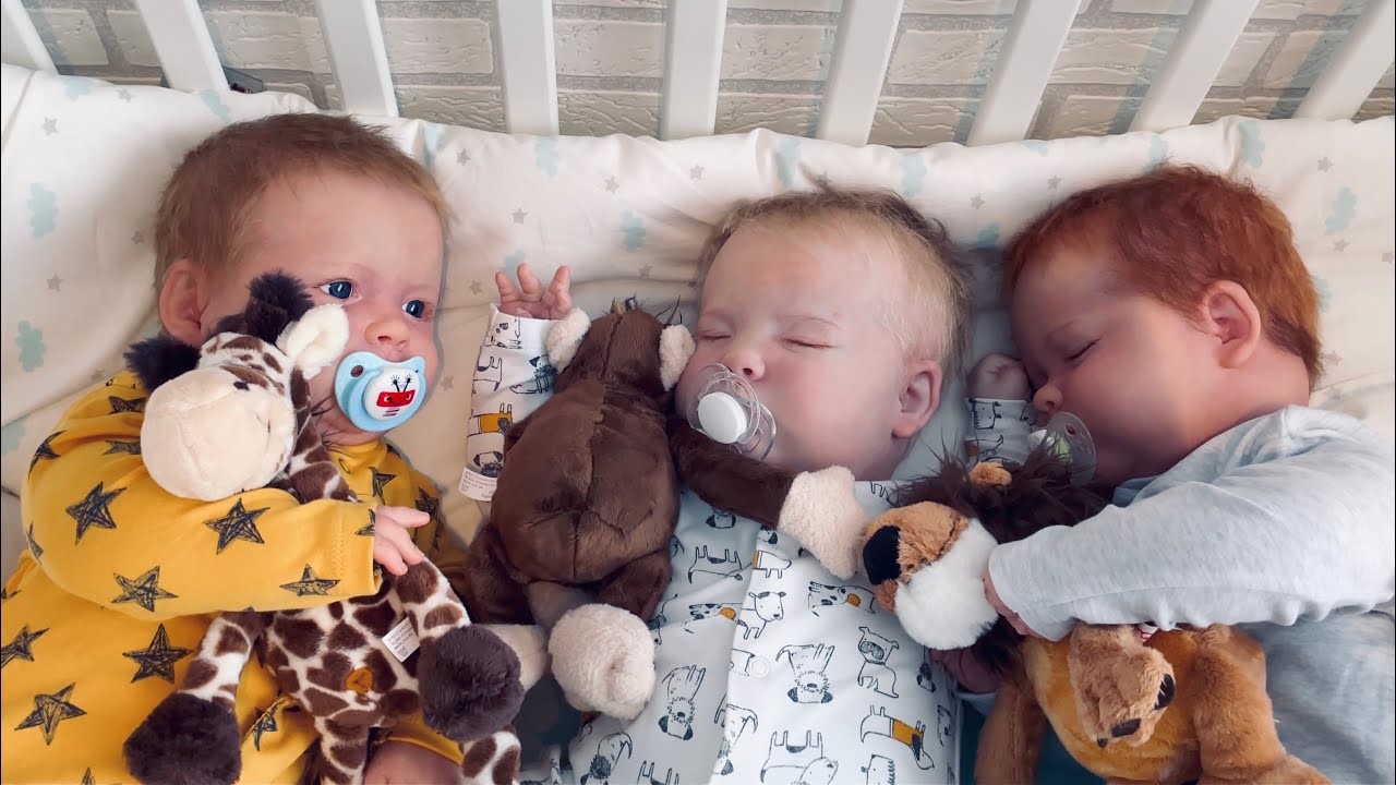 💙 TRILLIZOS my hermosos en RUTINA de tarde!